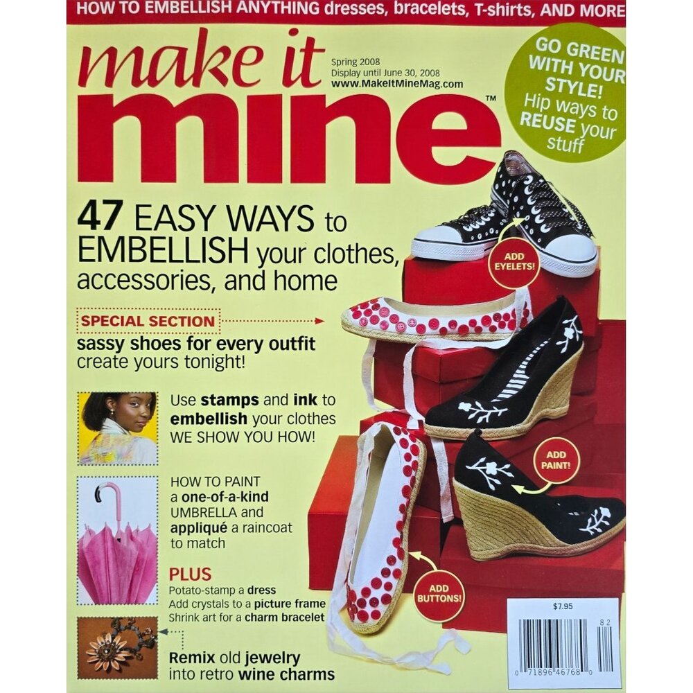Make It Mine Magazine Spring 2008 47 Easy Ways To Embellish Your Clothes